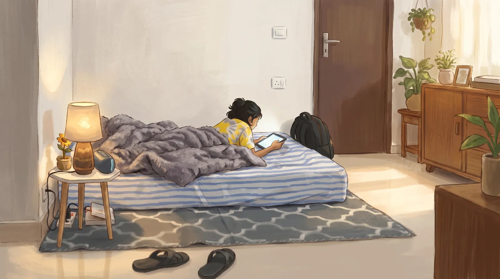 nights on a mattress on the floor. best sleep ever.