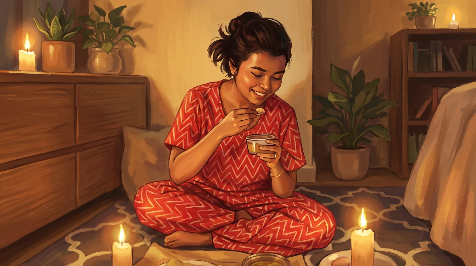Nov 24 · candle-lit dinners. who needs a table?
