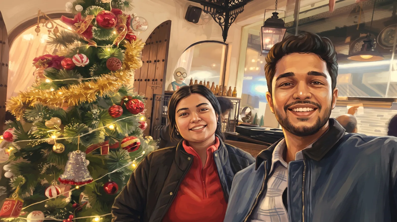 Dec 9 · Dehradun, wrapped in Christmas lights