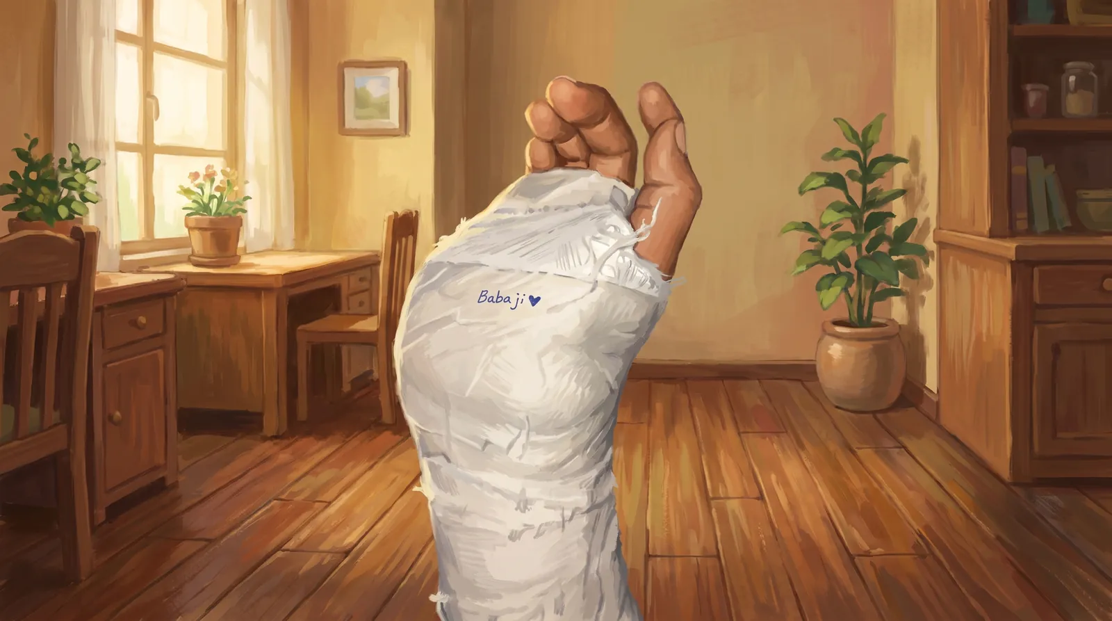 Mar 17 · you signed my cast with a heart